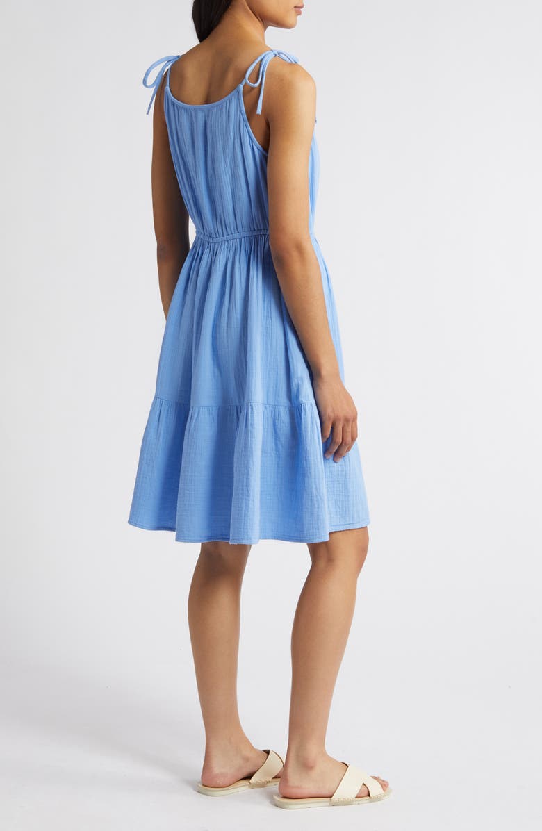 Caslon<sup>®</sup> Tiered Cotton Gauze Sundress, Alternate, color, 