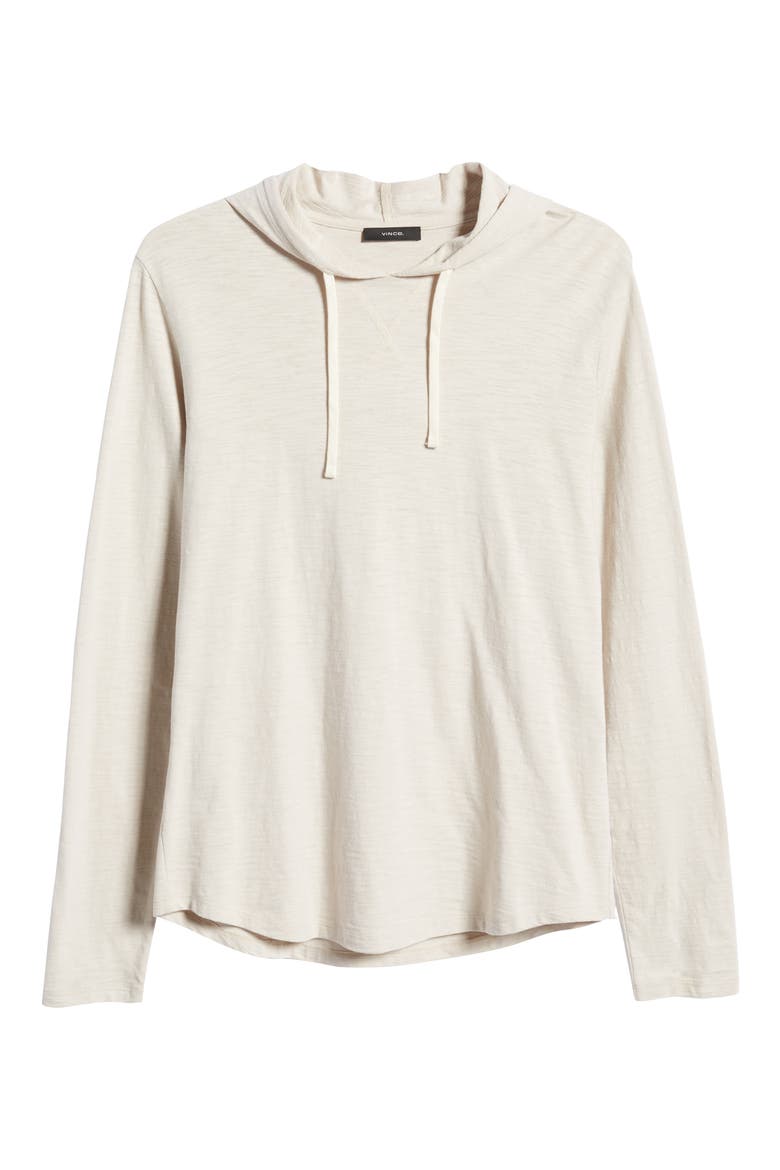 Regular Fit Slub Hoodie, Alternate, color, DESERT SAND