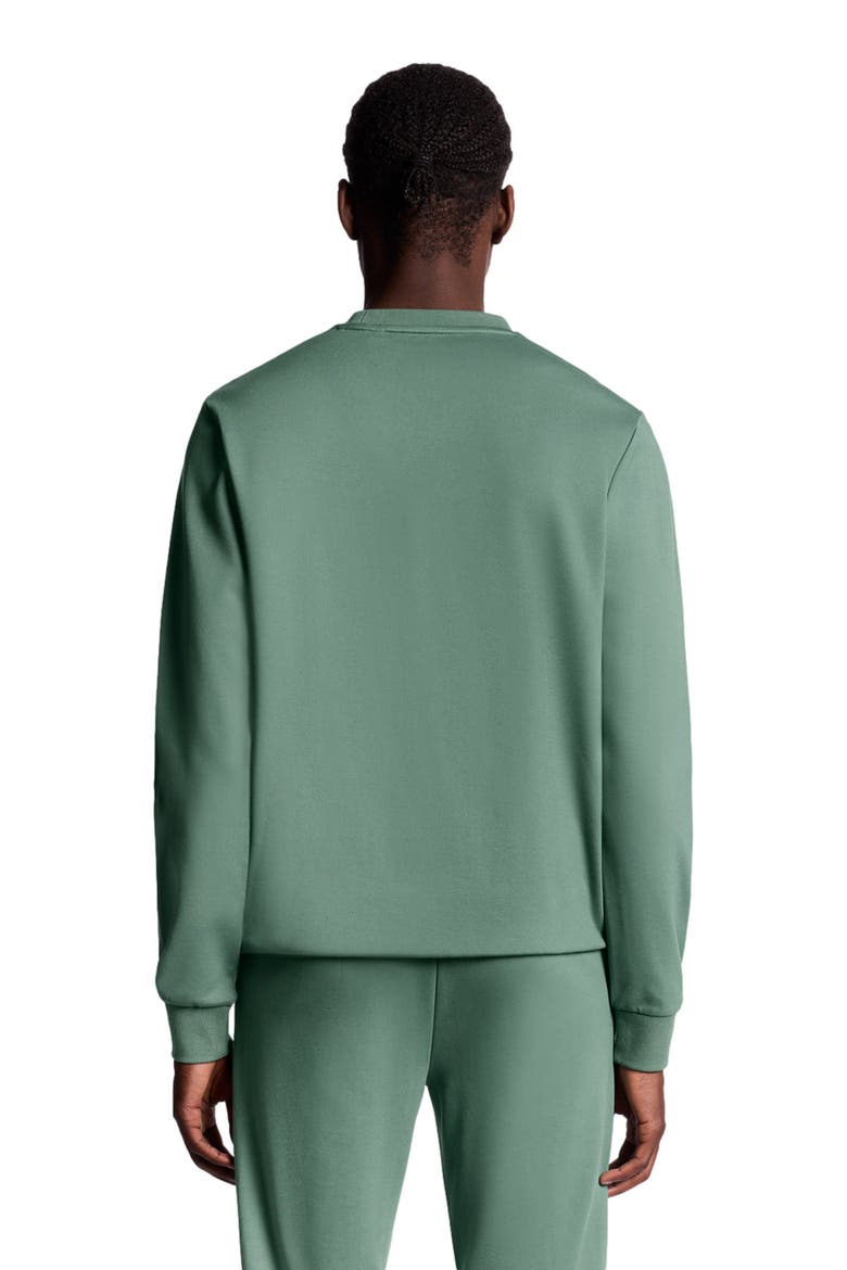 Crew Neck Long Sleeve Fly Fleece, Alternate, color, Silver Pine