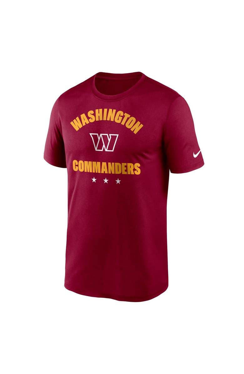 Nike Men's Nike Burgundy Washington Commanders Arch Legend T-Shirt, Alternate, color, Burgundy