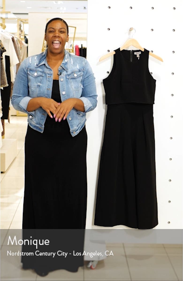 Chelsea28 Popover Crop Wide Leg Jumpsuit | Nordstrom