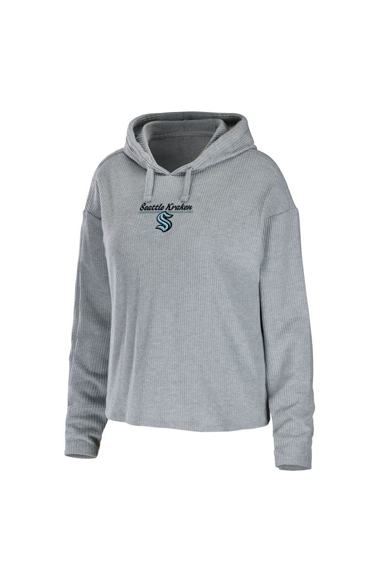 WEAR by Erin Andrews Women's WEAR by Erin Andrews Heather Gray Seattle Kraken Logo Pullover Hoodie & Pants Sleep Set, Alternate, color, Heather Gray