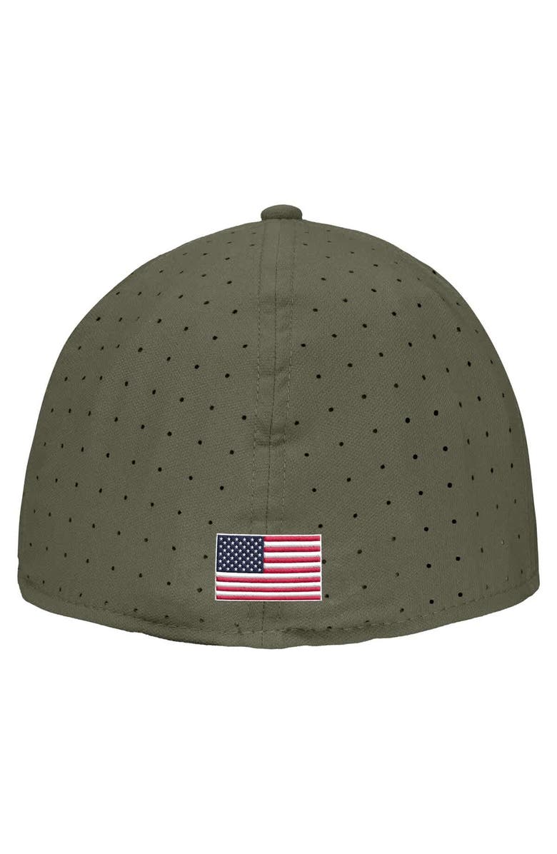 Nike Men's Nike Olive Vanderbilt Commodores 2025 On-Field True Performance Baseball Fitted Hat, Alternate, color, 