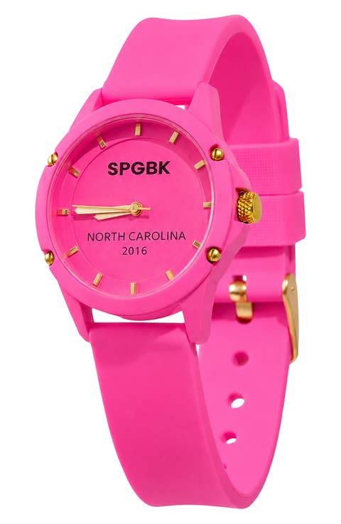 Cotton Candy Silicone Strap Watch, 32mm case