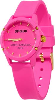 SPGBK Watches Cotton Candy Silicone Strap Watch, 32mm case