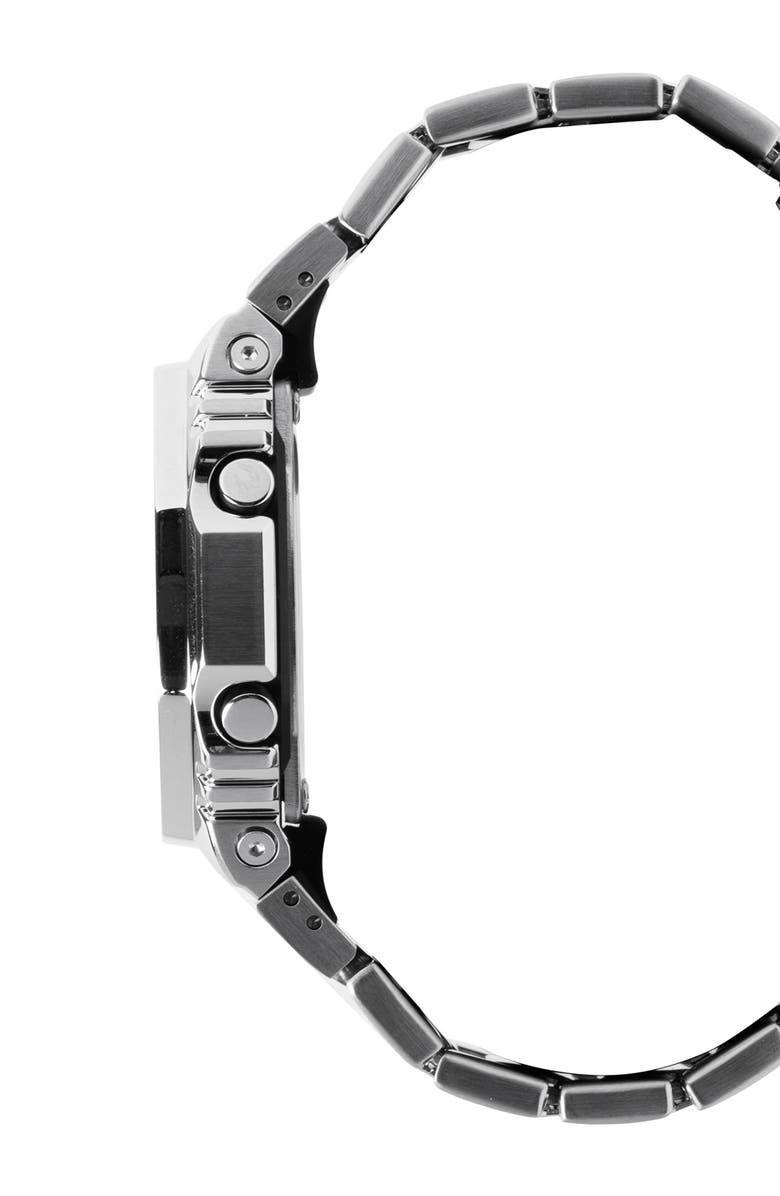 G-SHOCK 2110 Series Analog-Digital Watch, 49.3mm, Alternate, color, Silver