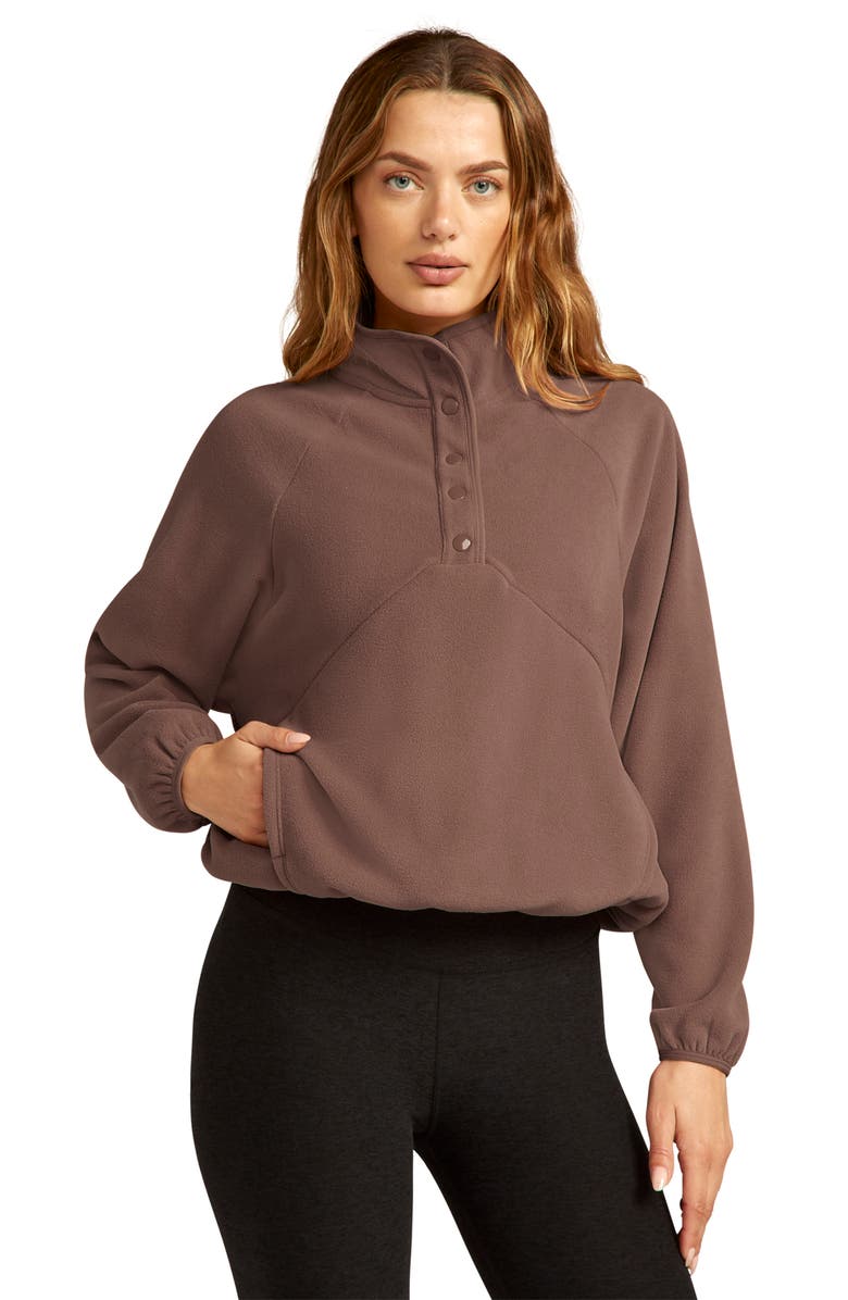 Beyond Yoga Tranquility Fleece Pullover, Alternate, color,