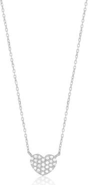 The Lovery Fine Jewelry Mini Diamond Heart Necklace