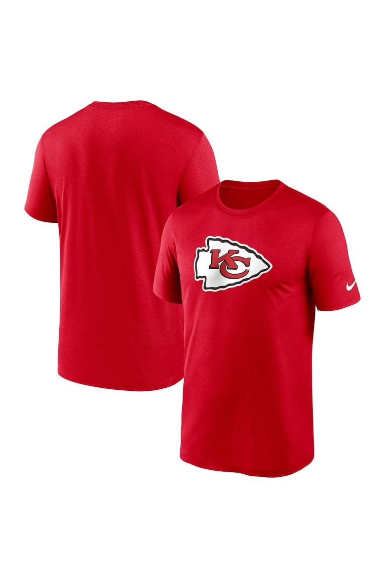 Men's Nike  Red Kansas City Chiefs Legend Logo Performance T-Shirt, Main, color, Red