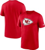 Nike Men's Nike  Red Kansas City Chiefs Legend Logo Performance T-Shirt