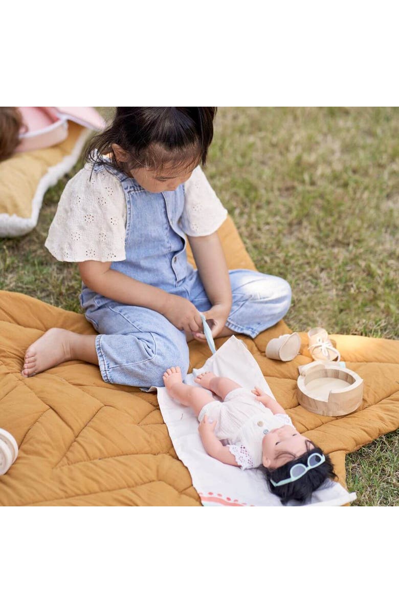 Miniland Doll Wooden Care Set, Alternate, color, Beige Multi