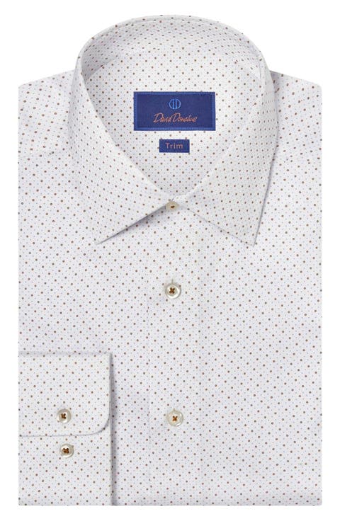 Trim Fit Cotton Dress Shirt