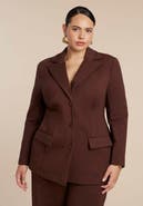 ELOQUII The Ultimate Stretch One-Button Blazer