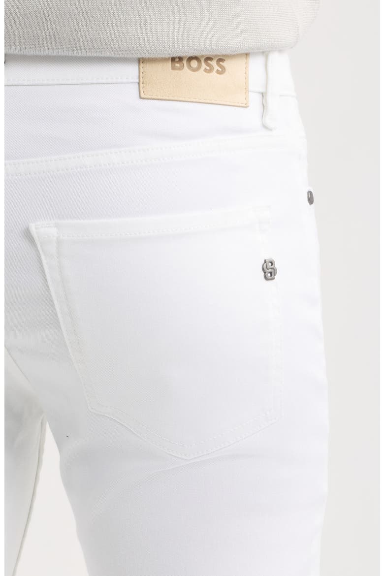 Delaware Slim Fit Stretch Jeans, Alternate, color, WHITE