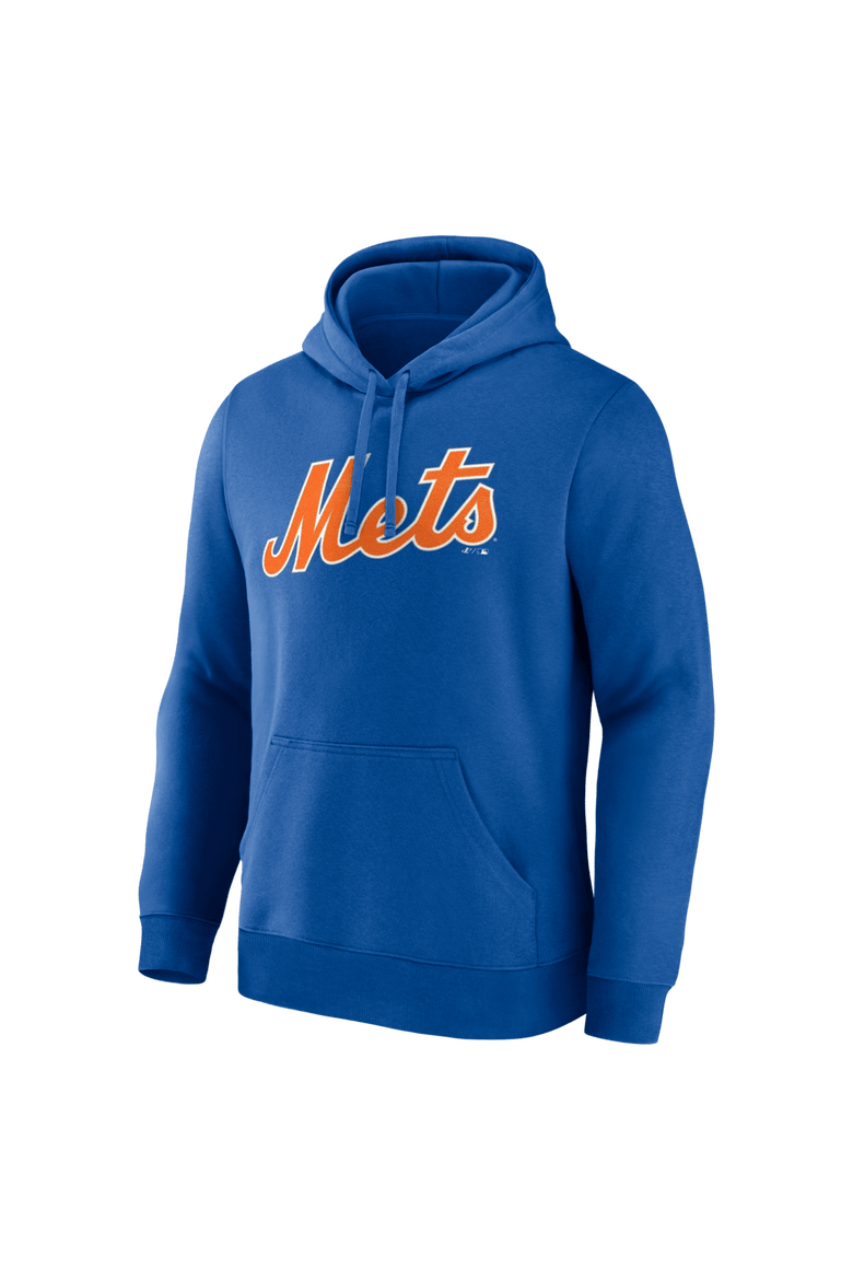 Men's Logo Athletic Royal New York Mets Wordmark Hoodie, Alternate, color, Royal