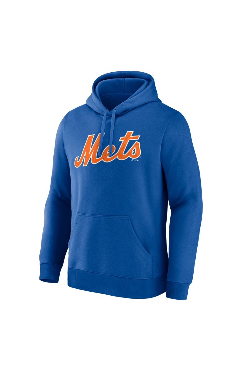 Logo Athletic Men's Logo Athletic Royal New York Mets Wordmark Hoodie, Alternate, color, Royal