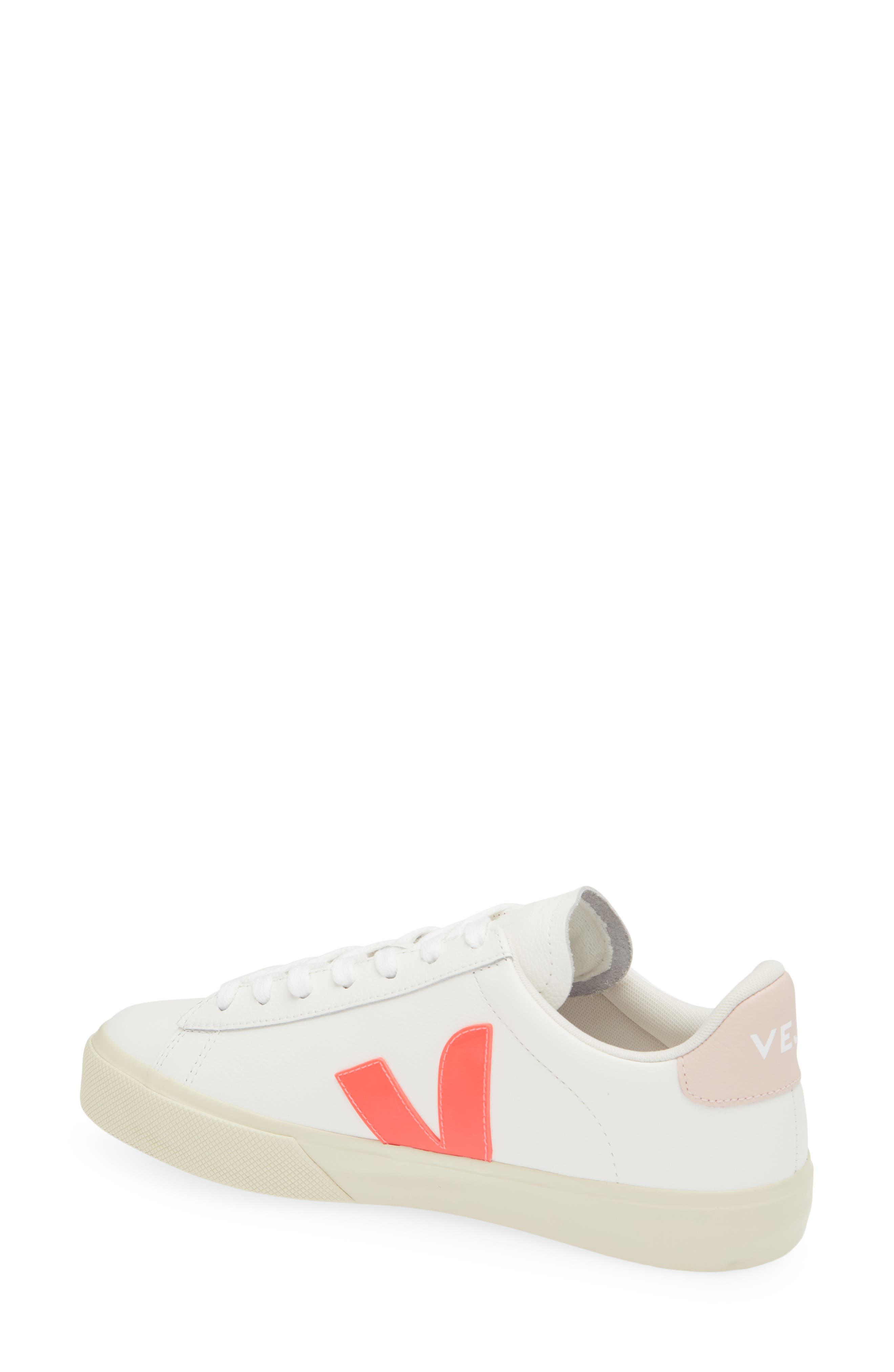 Veja Campo Sneaker, Alternate, color, White Rose-Fluo