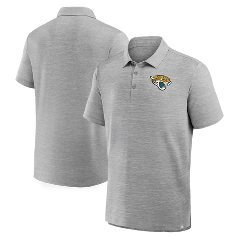 Men's Fanatics Heather Gray Jacksonville Jaguars Clutch Polo