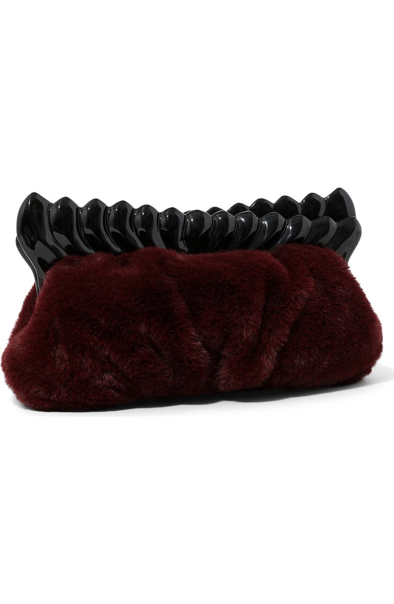 Alexis Bittar The Pouf Clutch, Alternate, color, Merlot