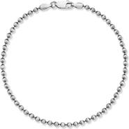 Yield of Men Oxidized 3mm Ball Chain Bracelet