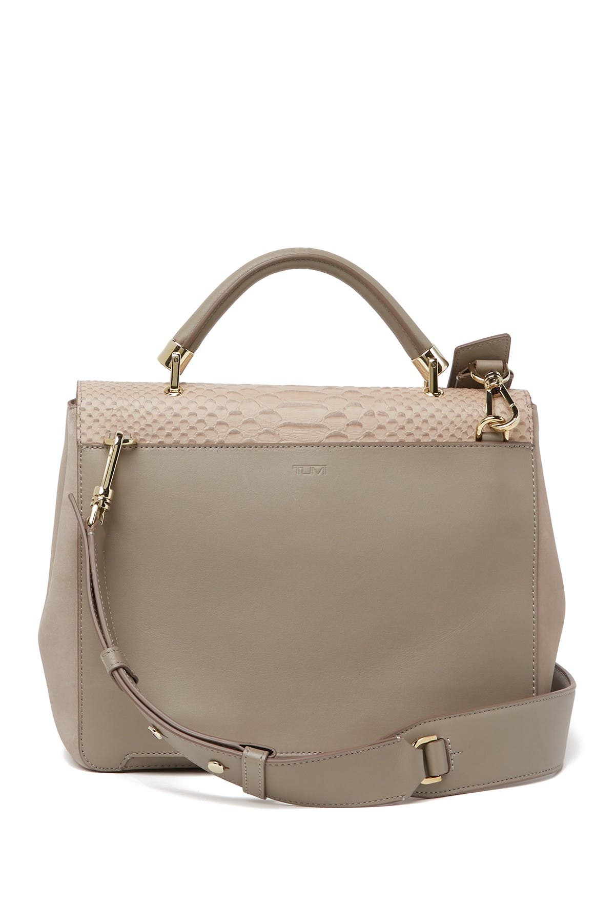 TUMI Brooke Snake Embossed Crossbody, Alternate, color, 