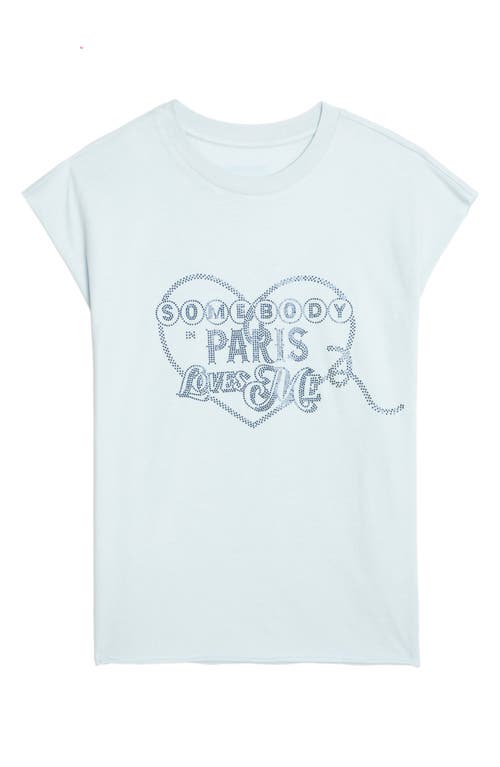 Zadig & Voltaire Womens Cloud Cloe Rhinestone-print Short-sleeve Cotton T-shirt Xs