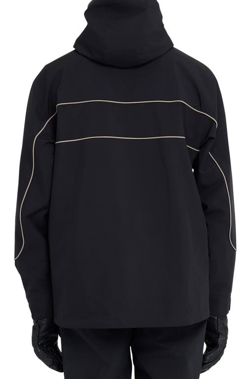 Quiksilver High Altitude Waterproof Snow Jacket In Black