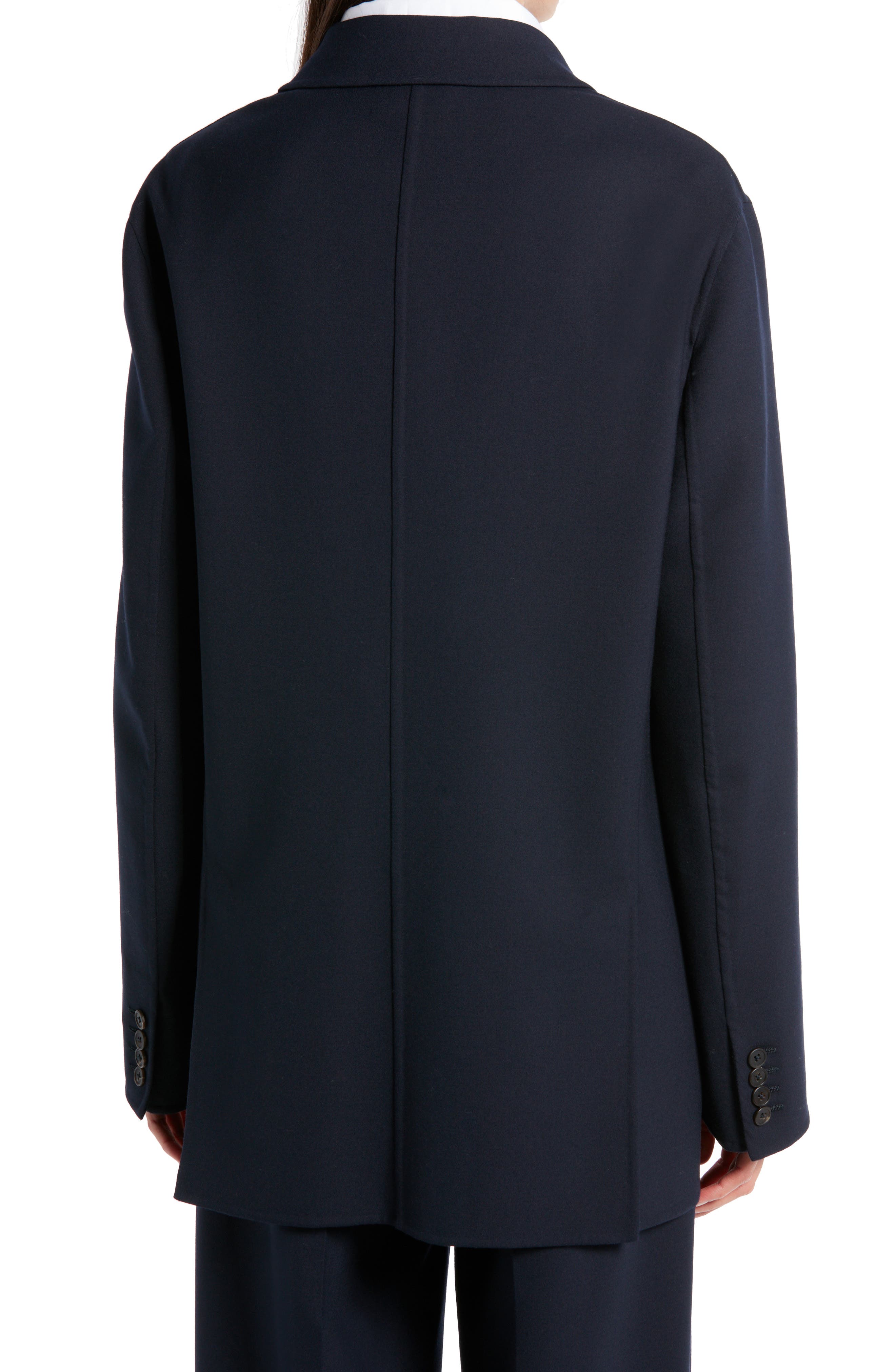 The Row Tristan Double Breasted Wool Jacket (Women) | Nordstrom
