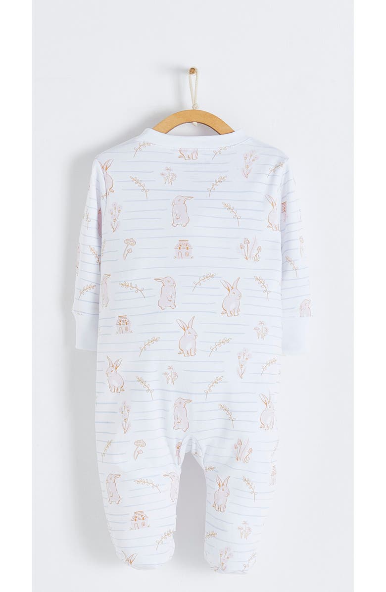 Babycottons Premium Peruvian Pima Cotton Pom Pom Zip Footed Pajama for Infant, Alternate, color,