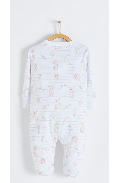 Babycottons Pom Pom Zip Footed Pajama