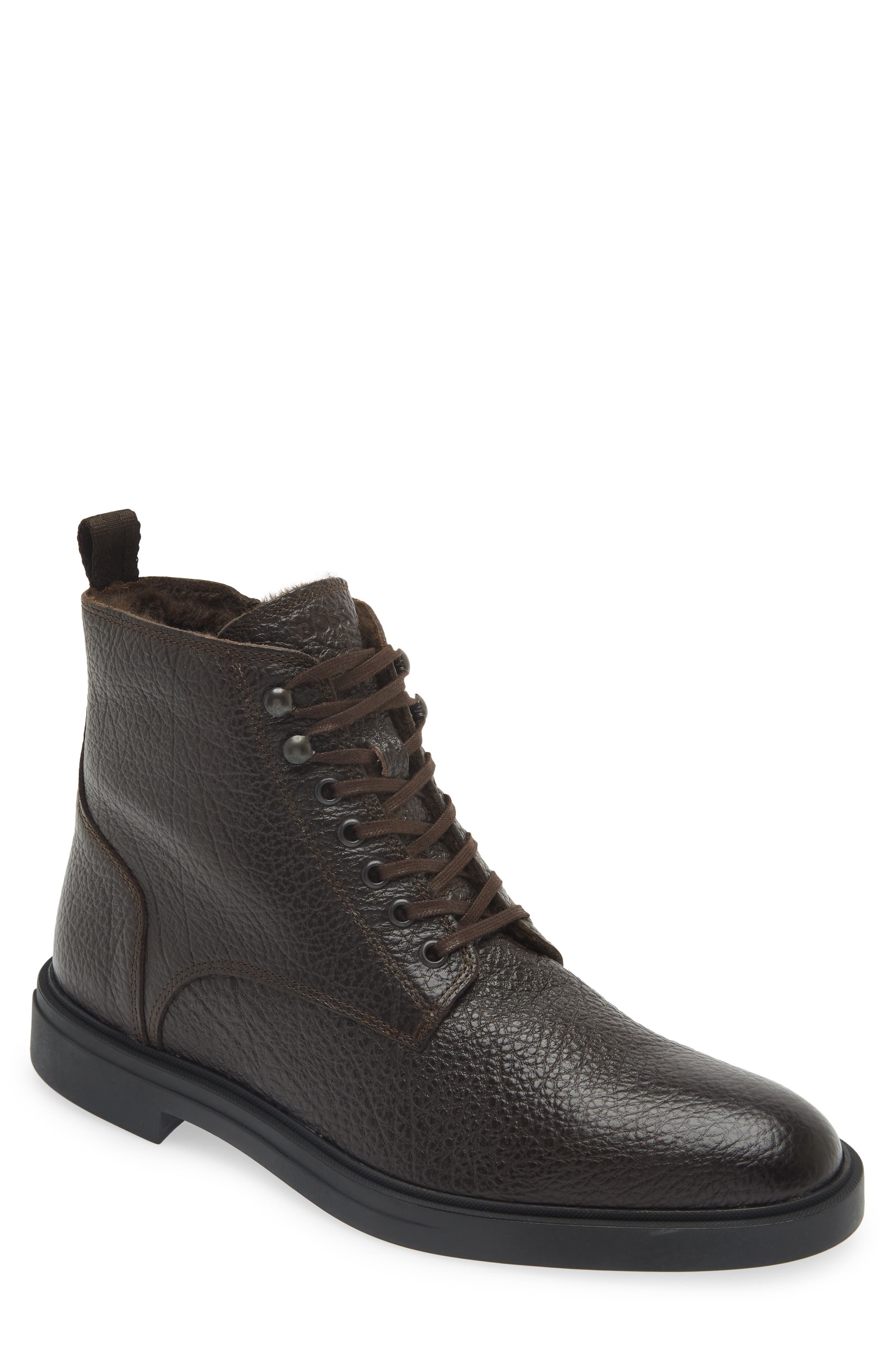 BOSS Calev Faux Fur Lined Boot