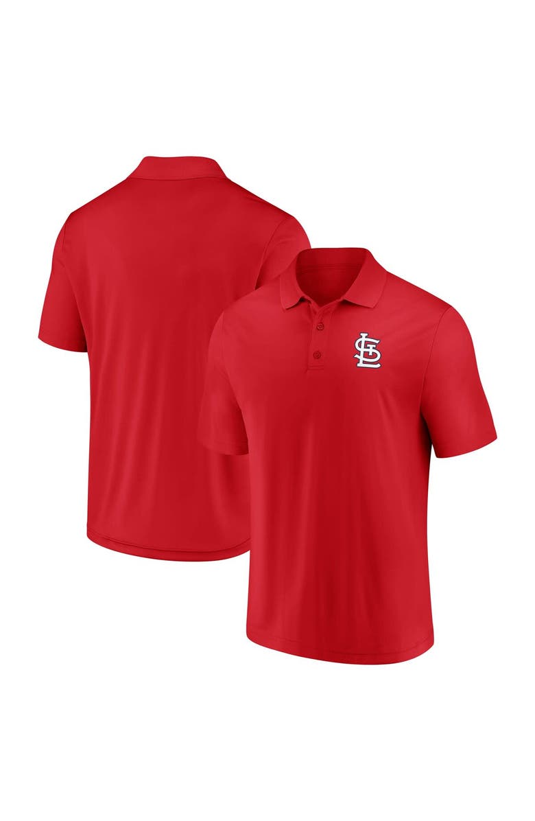 FANATICS Men's Fanatics Red St. Louis Cardinals Primary Logo Polo, Alternate, color, Red