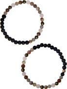 The Healer’s Collection Men's N5 Goodbye Trauma Set of 2 Healer's Bracelets