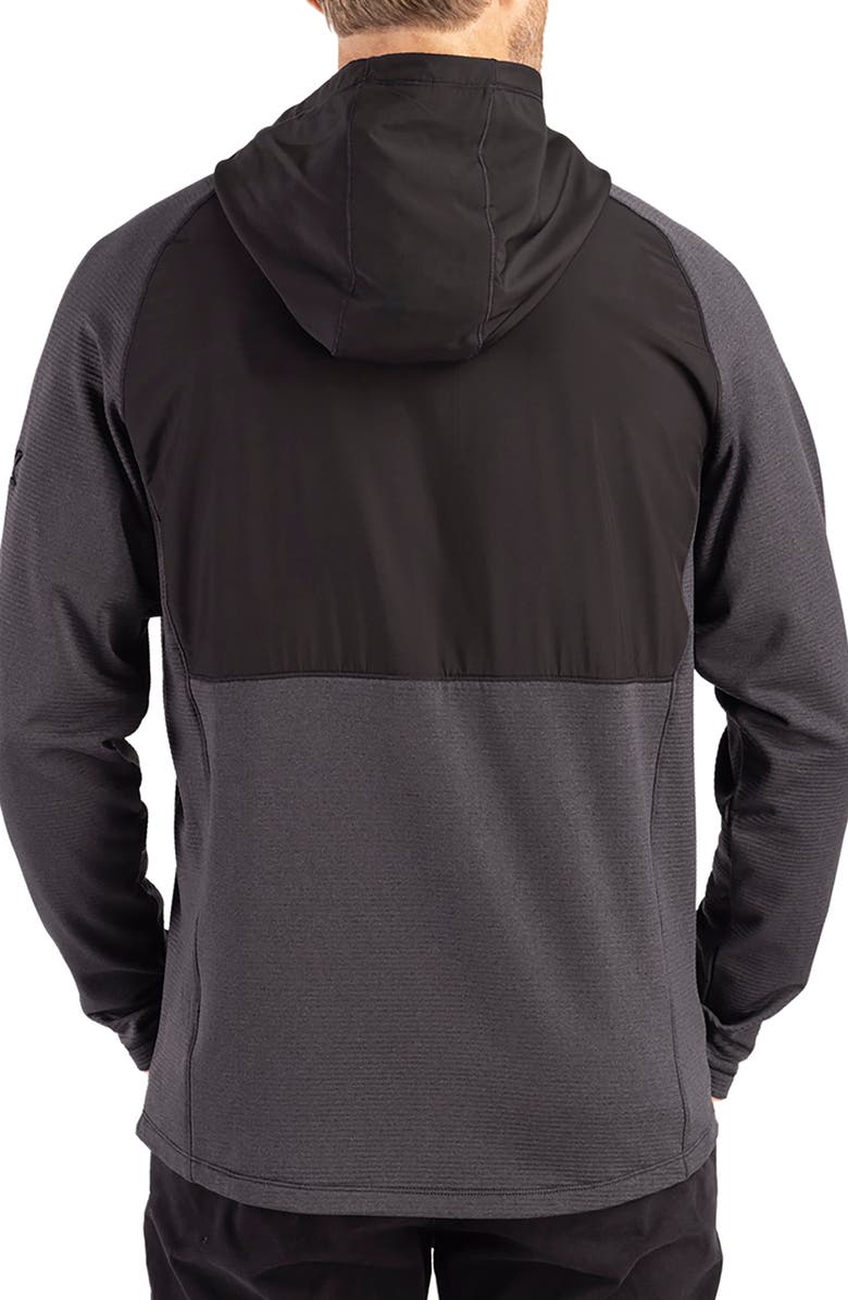 Cutter & Buck Peshastin Fleece Hybrid Jacket, Alternate, color, Black Heather