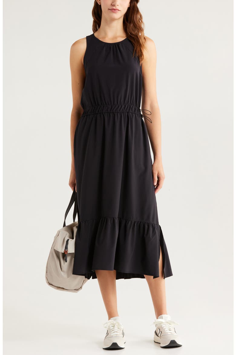 Day Out Sleeveless Dress, Alternate, color, BLACK