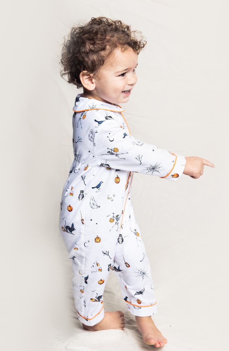 Petite Plume Trick or Treat Halloween One-Piece Pajamas, Alternate, color, 