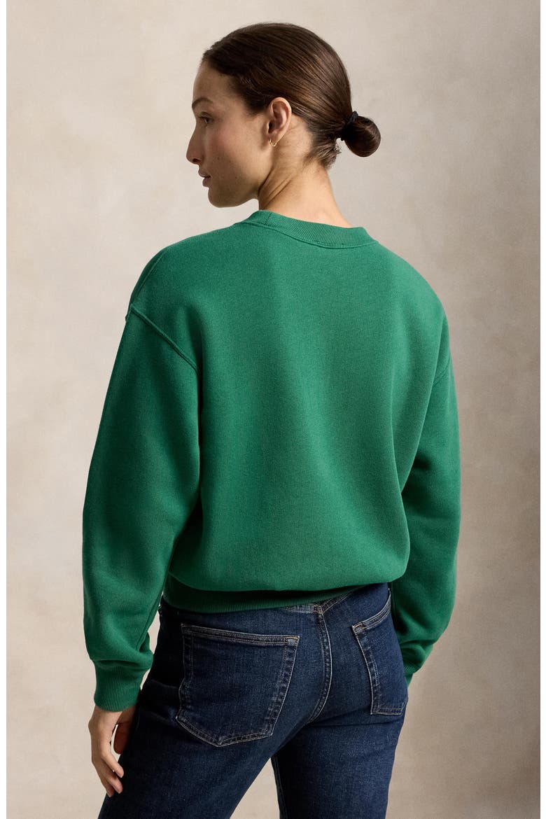 Arctic Fleece Sweatshirt, Alternate, color, BUSH GREEN