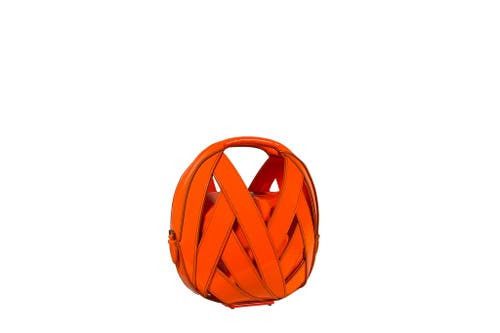 Perrin Paris Le Petit Handbag In Fluo Orange