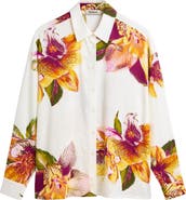 Desigual Floral Print Button-Up Shirt