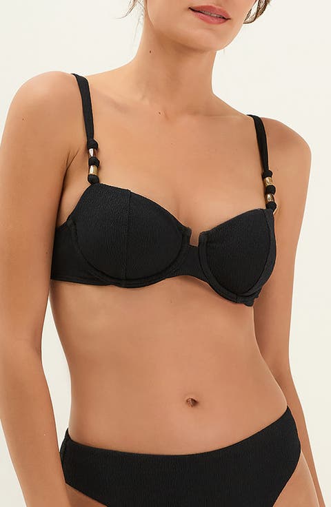 Milos Beaded Underwire Bikini Top