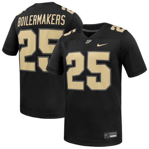 Men's Nike #25 Black Purdue Boilermakers Untouchable Replica Game Jersey