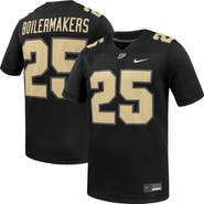 Nike Men's Nike #25 Black Purdue Boilermakers Untouchable Replica Game Jersey