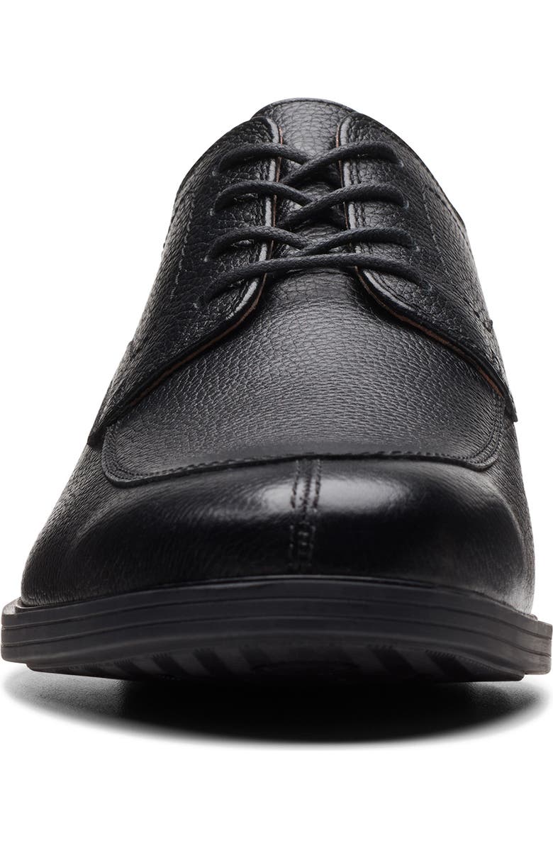 Clarks<sup>®</sup> Whiddon Pebbled Leather Derby, Alternate, color, Black Tumbled