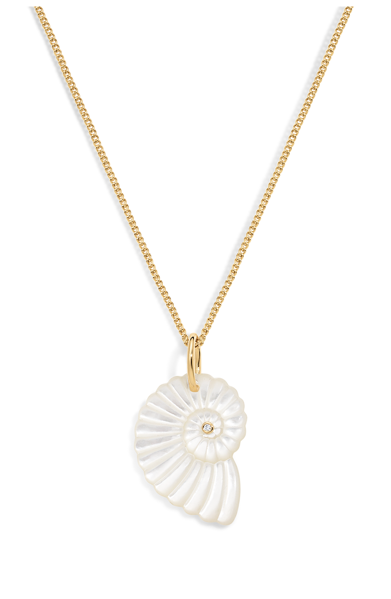 Electric Picks Summer Necklace, Main, color, Gold