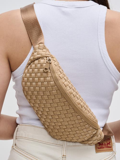 Sol And Selene Aim High Belt Bag In Nude