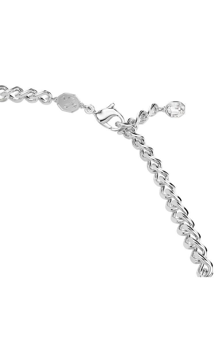 Swarovski Millenia Crystal Choker, Alternate, color, White/ Silver