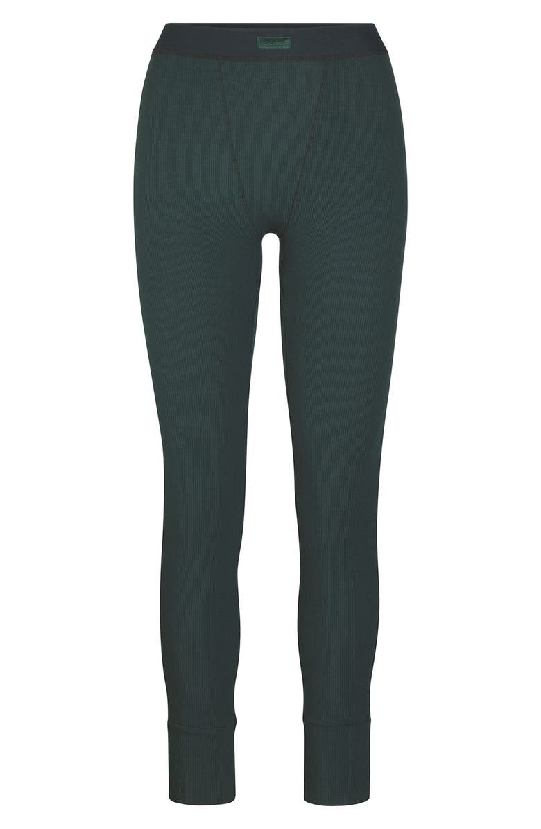 SKIMS Soft Lounge Rib Leggings, Main, color, Cypress