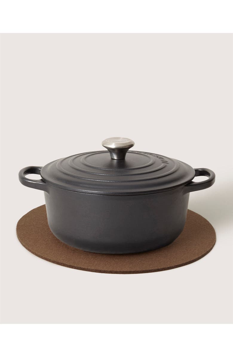 Graf Lantz Merino Wool 12" Round Trivet, Main, color,