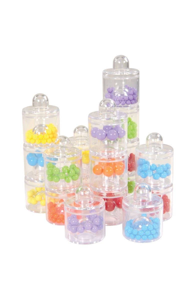 Kaplan Early Learning Company Sound and Sort Stackers - Set of 18, Alternate, color, 