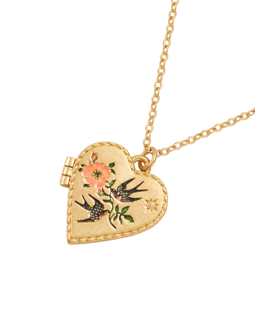 Fable England Swallow Locket